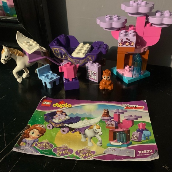 Lego Duplo Disney Sofia the First Magical Carriage #10822 Incomplete No Sofia - Picture 1 of 6
